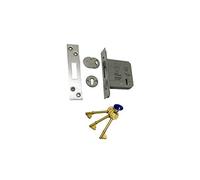 Carlisle Brass - LDB5530SSS - British Standard Lock -Easi - T 5 Lever Deadlock BS 76mm(3") - Finish - Stainless (SSS)