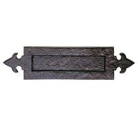 Carlisle Brass LF5525 Fleur de LYS Letter Plate 365 x 90 (195 x 45 Aperture) Black