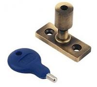 Carlisle Brass Locking Casement Stay Locking Pin with Key (Florentine Bronze)
