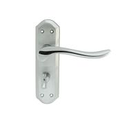 Carlisle Brass Lytham Chrome Lever Bathroom Handle With Bathroom Turn Dual Finish