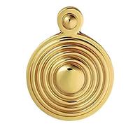 Carlisle Brass M1000 Escutcheon - Lock Profile Queen Anne Round Cover FACE FIX, Gold