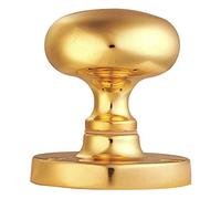 Carlisle Brass M35 Victorian-MORTICE KNOB Mushroom OTL (Polished Brass), Gold