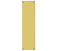 Carlisle Brass M39(F) Polished Brass Flat Finger Plate 305 x 76mm
