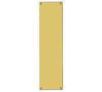 Carlisle Brass M39F Finger Plate (Flat Sheet), Gold, 300mm x 75mm