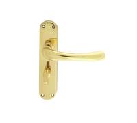 Carlisle Brass Manital Polished Brass Ibra Lever On Wc Backplate (El13)