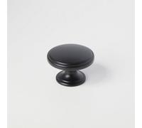 Carlisle Brass Oxford Knob In Matt Black - Single Item
