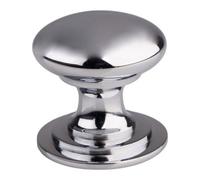 Carlisle Brass Polished Chrome Victorian Cupboard Knob 25mm Polished Chrome (M47Acp)