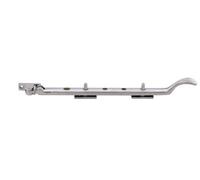 Carlisle Brass Satin Chrome Victorian Casement Stay 300mm Satin Chrome (M44Bsc)