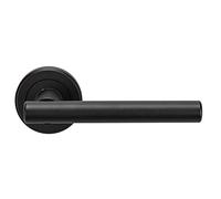 Carlisle Brass Serozzetta Philidelphia Door Handle, Matt Black, ZIN3121MB