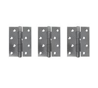 Carlisle Brass Sterling 100mm Light Butt Hinge - 1.5 Pairs - BZP IFH100ZPBP