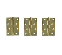 Carlisle Brass Sterling 100mm Light Butt Hinge - 1.5 Pairs - EB IFH100EB/BP