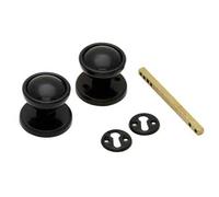 Carlisle Brass Sterling Plastic Rim Mortice Furniture Black IRMBLK/BP