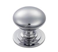 Carlisle Brass Sterling Victorian Cupboard Knob 32mm Pair CP M47BCP/BP