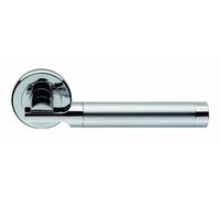 Carlisle Brass - SZM110SCCP - Azul Lever on Round Rose-Lever On Rose - Finish - Satin Chrome/Polished Chrome
