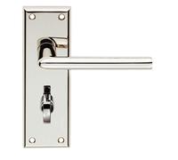 Carlisle Brass SZR013PN Serozzetta Dieci Lever On Backplate - Bathroom 57mm - Polished Nickel - Includes a Pair of Handles & fixings
