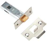 Carlisle Brass TL2/BP Tubular MORTICE Latch NP, Polished Nickel, 2.5"