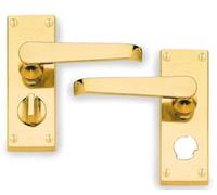 Carlisle Brass Traditional Victorian Straight Door Handle, 11.8 x 4 cm, CBV31