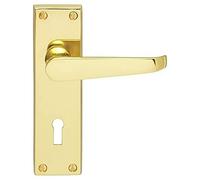 Carlisle Brass Traditional Victorian Straight Door Handle, 180 x 40mm, CBV31