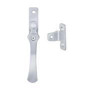 Carlisle Brass V1005LCKSC Wedge Locking Casement Fastener, Satin/Silver