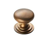 Carlisle Brass M47 M47BAB FTD Victorian KNOB 32MM, Antique Brass