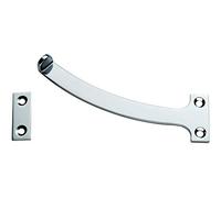 Carlisle Brass Window Stay - Classic, Silver, 150mm - Bathroom