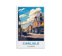 Carlisle Cumbria Vintage Travel Poster 20x30inch(50x75cm) Print Home Bedroom Office Living Room Decor Canvas
