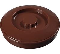 Carlisle FoodService Products CFS 047528 Stackable Tortilla Server w/Lid, 7-1/4" / 2", Lennox Brown