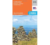 Explorer 315 Carlisle Map With Digital Version - Orange, Orange One Size