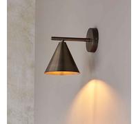 carlisle metal wall light in antique bronze