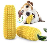 Carllg Dog Chew Toys for Aggressive Chewers, Indestructible Tough Durable Squeaky Interactive Dog Toys, Puppy Teeth Chew Corn Stick Toy for Small Meduium Large Breed