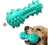 Carllg Puppy Teething Chew Toys, Dog Toys for Aggressive Chewers, Indestructible Tough Durable Dog Toothbrush Toys, Squeaky Interactive Dog Toy for Small Medium Large Breed