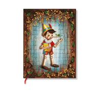 Carlo Collodi, Pinocchio (Fairy Tale Collection) Midi Lined Hardcover Journal (Elastic Band Closure)