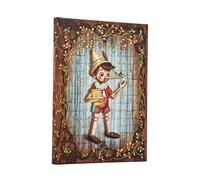 Carlo Collodi, Pinocchio (Fairy Tale Collection) Midi Unlined Hardcover Journal (Elastic Band Closure)