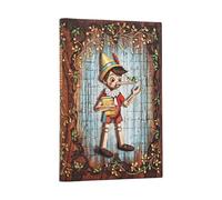 Carlo Collodi, Pinocchio (Fairy Tale Collection) Mini Unlined Hardcover Journal (Elastic Band Closure)