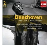 CARLO MARIA GIULINI - MISSA SOLEMNIS/MESSE C-DUR 2CD CHOR KLASSIK NEW BEETHOVEN