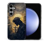CARLOCA Case for Samsung Galaxy S25 FE,Faith Inspired Christians Scripture Design- Hybrid Dual Protection Soft TPU + Hard PC, Shockproof Anti-Scratch Cover Men Women Stylish Protective Phone Case