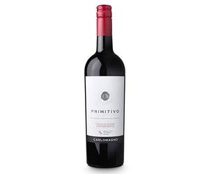 Carlomagno Primitivo Appassimento 2022 75cl | 14% ABV | Italian Red Wine | Rich, Full-Bodied & Velvety | From Puglia | Ideal with Red Meat, Pasta & Cheese