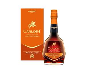 CARLOS I: Amontillado | Brandy de Jerez Solera Gran Reserva 70cl, 40.3% ABV
