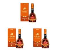 CARLOS I Amontillado Brandy de Jerez Solera Gran Reserva | Made with Grape and Aged in Centuries-Old Casks Hand-Selected from La Honda Amontillado Solera. 40.3% Alcohol Volume - Bottle Size 70cl