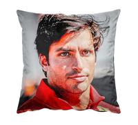 Carlos Sainz Square Throw Pillow Case Cushion Cover Pillowcase