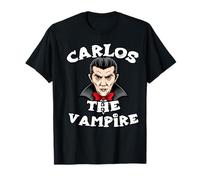 Carlos The Vampire T-Shirt Halloween Simple Costume T-Shirt