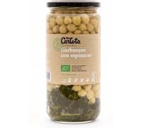 Carlota Organic Organics chickpea with spinach 720 gr