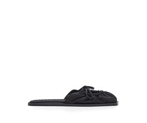 CARLOTHA RAY bow-detail flat mules - Black 35-37