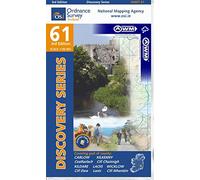 Carlow, Kildare, Kilkenny, Laois and Wicklow ~ The Outstanding All Weather Discovery Map 61 with free distance ruler
