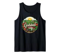 Carlsbad California Strawberry Farm Vintage Graphic Design Tank Top