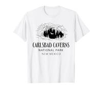 Carlsbad Caverns National Park Natural Cave Entrance Bats T-Shirt