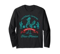 Carlsbad Caverns National Park Roadrunner Cactus Souvenir Long Sleeve T-Shirt