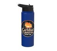 Carlsbad Caverns National Park Sunset Cave Stainless Steel Insulated Water Bottle
