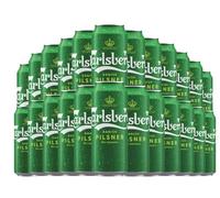 Carlsberg Danish Pilsner Style Lager Beer 24 Cans x 500ml Perfect For Parties & Home