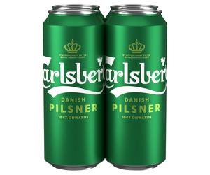 Carlsberg Pilsner 4 Pack - 3.4% 4x500ml